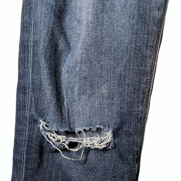 Hudson Distressed Nico Midrise Ankle Skinny Raw Hem Jeans Size 26 - Picture 14 of 15